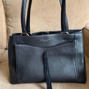 Marc Jacobs Black Leather Tote Bag / Shoulder Bag